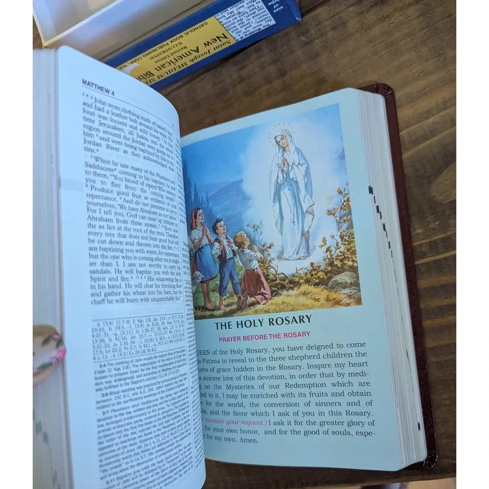 New American Bible Saint Joseph Edition Catholic Book Illustrated 609/13R Medium